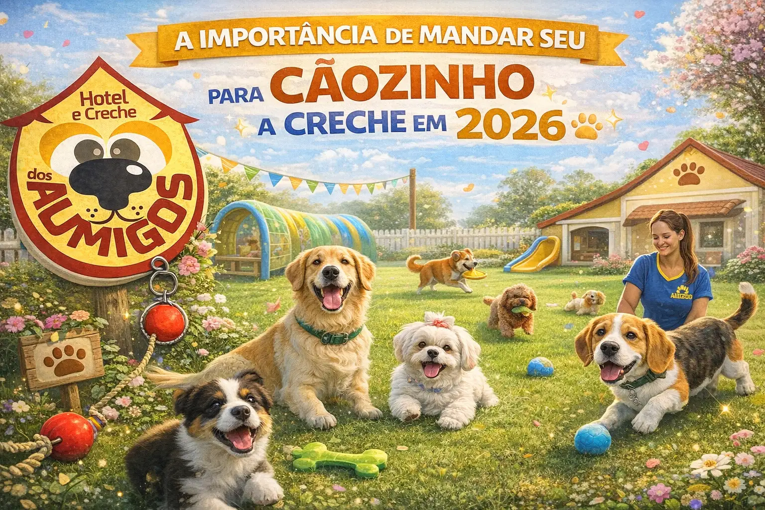 Thumbnail de A Importância de Mandar Seu Cãozinho para a Creche em 2026